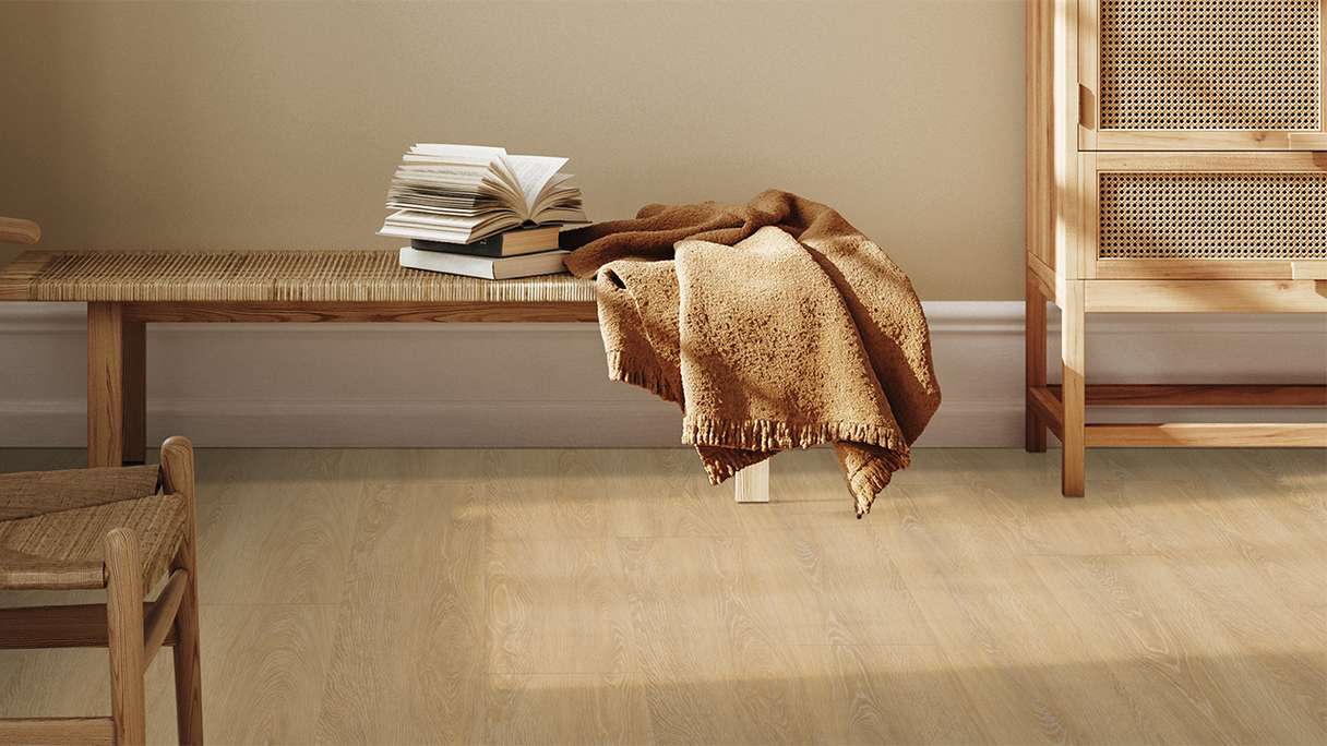 Vinyle à clic Gerflor - Senso Premium Rigid Acoustic Meadow honey | Isolation phonique intégrée (39471540)