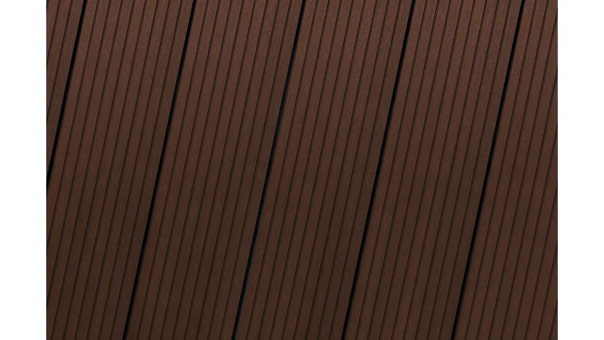 planeo terrasse bois - Bambou foncé lisse/rainuré