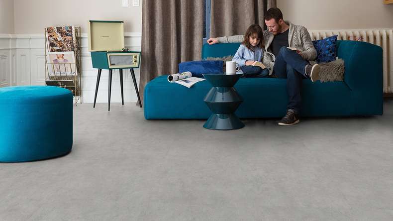 Revêtement Gerflor CV - TEXLINE Nature 2151, teinte gris clair