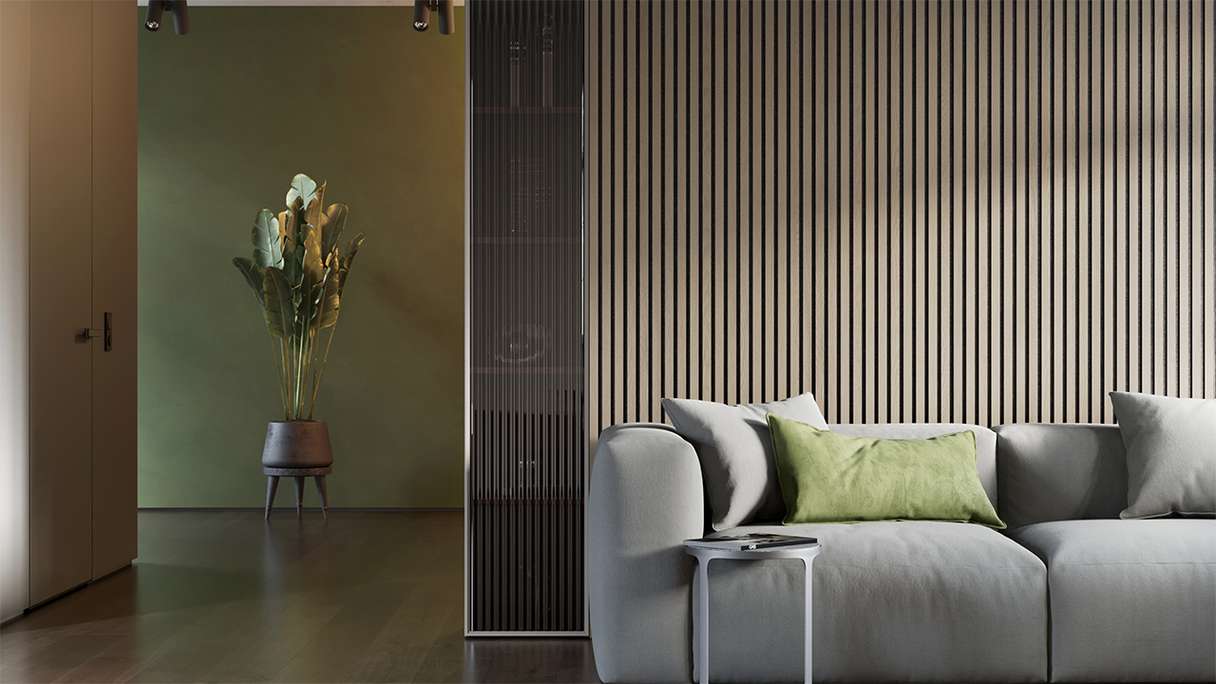 planeo Panneaux acoustiques - Chêne clair - 2400 x 525 x 18mm (PU-A-00)