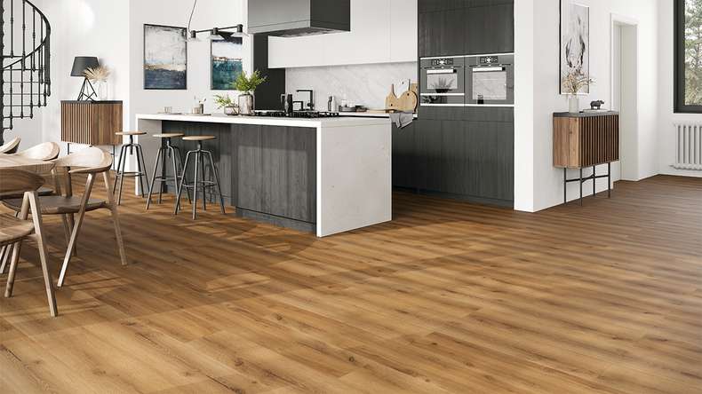planeo Vinyle à clic rigide - GRANDline Nature Oak | Isolation phonique intégrée (NF-GL-579-N)
