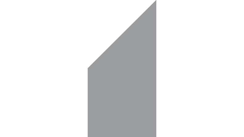 planeo Gardence Flair - Brise vue Verre Oblique gauche Satiné 90 x 180 cm