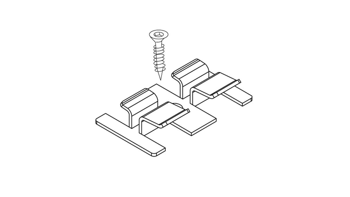 planeo Fassado - ensemble de supports de façade en acier inoxydable