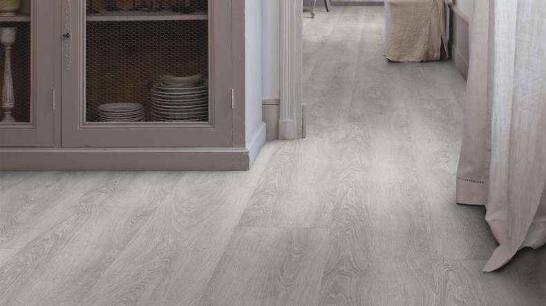 Gerflor Sol PVC clipsable - Virtuo 30 Rigid Acoustic EIR Bohem Dark Grey | isolation phonique intégrée (39111457)