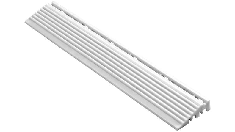 planeo partie latérale pour carreaux de terrasse à clipser 40 x 40 cm - blanc