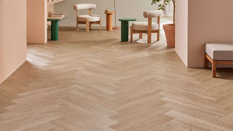 Forbo Allura Wood 55 Vinyle à coller - Blond Timber (637412DR5_con)