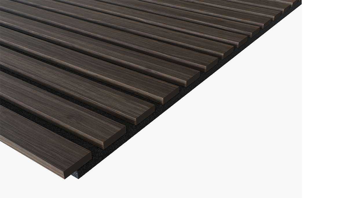 planeo Panneaux acoustiques - Chêne brun - 2400 x 525 x 18mm (PU-A-003)