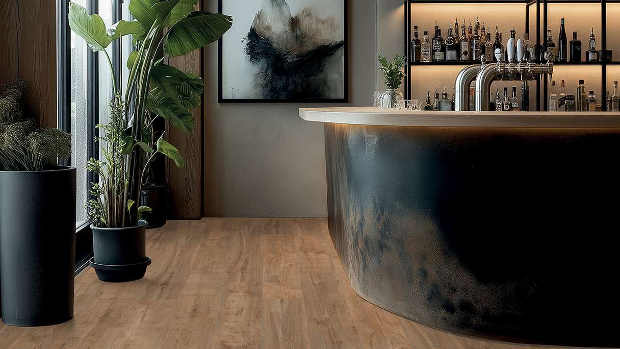 Gerflor Vinyle à clic Rigid - Création 40 Clic Acoustique Savage Oak Greige | Isolation phonique intégrée (61301708)