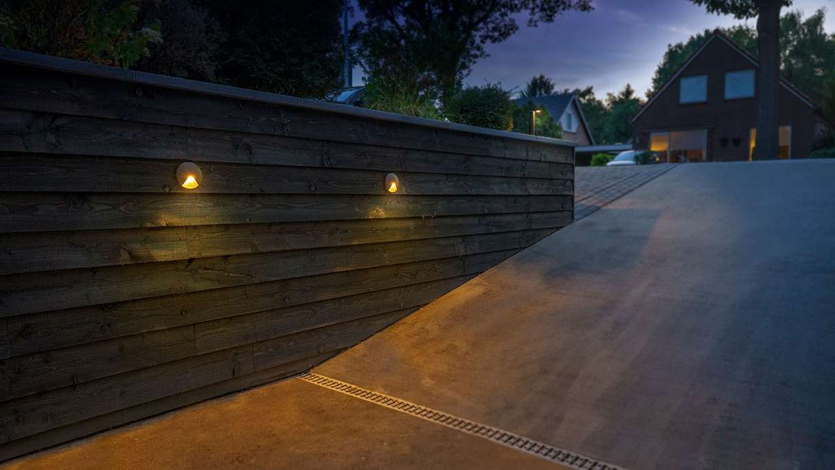 planeo éclairage de jardin 12V - appliques LED appliques Kuma Alu - 6W 294Lumière
