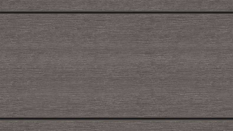 planeo MAXLine Nature - WPC CoEx lame de terrasse XL gainée chambre creuse - gris foncé 3m structuré/lisse brossé