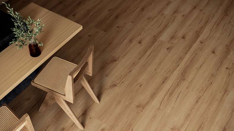 planeo WPC Sol PVC clipsable - PUREtec MAX 70 EIR Classic Light Oak | Isolation phonique intégrée (RP-A50-6)
