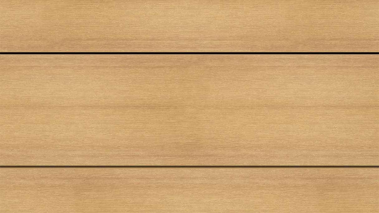 planeo WOODLine Nature - Lame de terrasse WPC CoEx enrobée chambre creuse - sable 3m structuré/lisse brossé