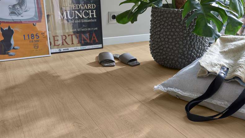 Sol design MEISTER MeisterDesign. next DD 500 S - 07122 Chêne de roche sable | Isolation phonique intégrée (400054-1287220-07122)