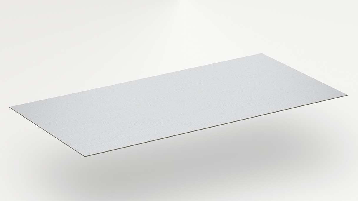 planeo Revêtement mural SPC - CeraRock Tile Stripes Concrete White 120 x 60 cm