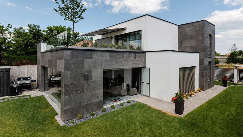 planeo EVOLITH Slate&Stone - Revêtement mural en pierre naturelle Obscura 1220 x 610 mm