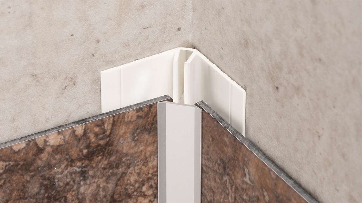 Système de profilés muraux planeo Angle intérieur 269 - 260 cm