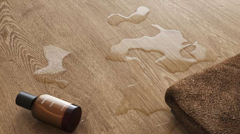 SKAVA rigide Sol PVC clipsable - Home Mud Oak | isolation phonique intégrée (LO-1110)