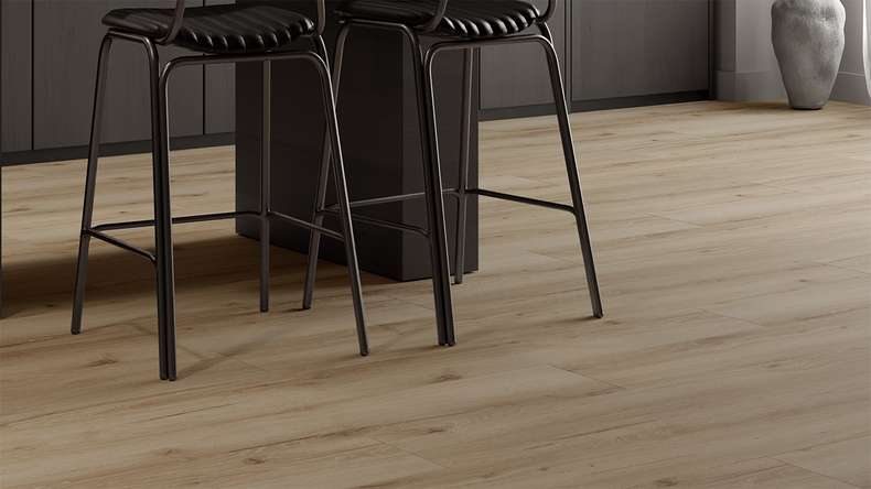 planeo WPC Sol PVC clipsable - PUREtec MAX 70 EIR Classic Light Oak | Isolation phonique intégrée (RP-A50-6)