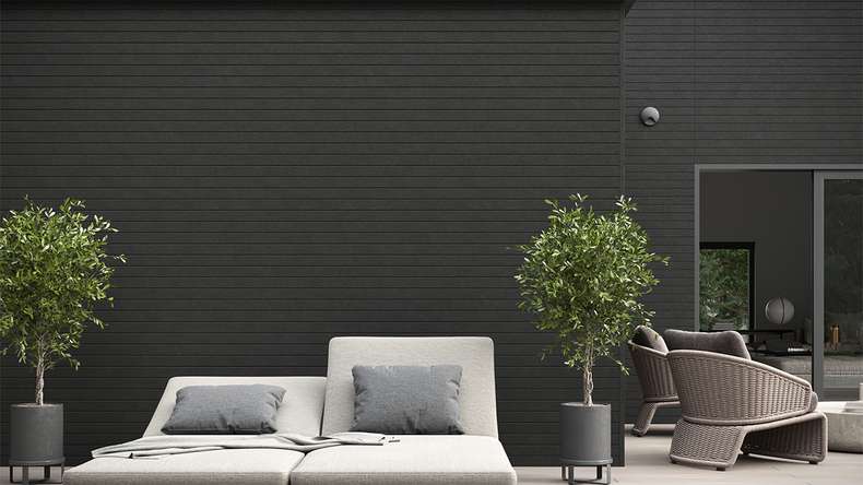 planeo Fassado - BPC Revêtement de façade Ebony 5m (PBF-C20)