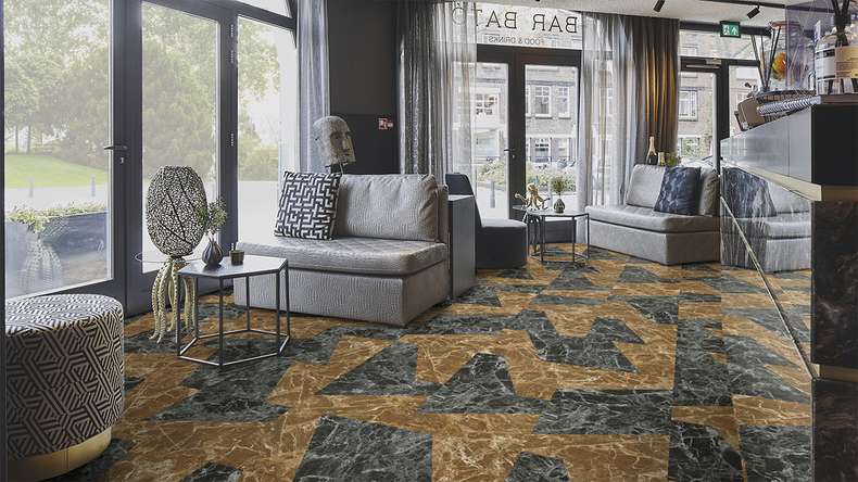 Forbo Allura Material 55 vinyle adhésif - Forest Marble (636784DR5_con)