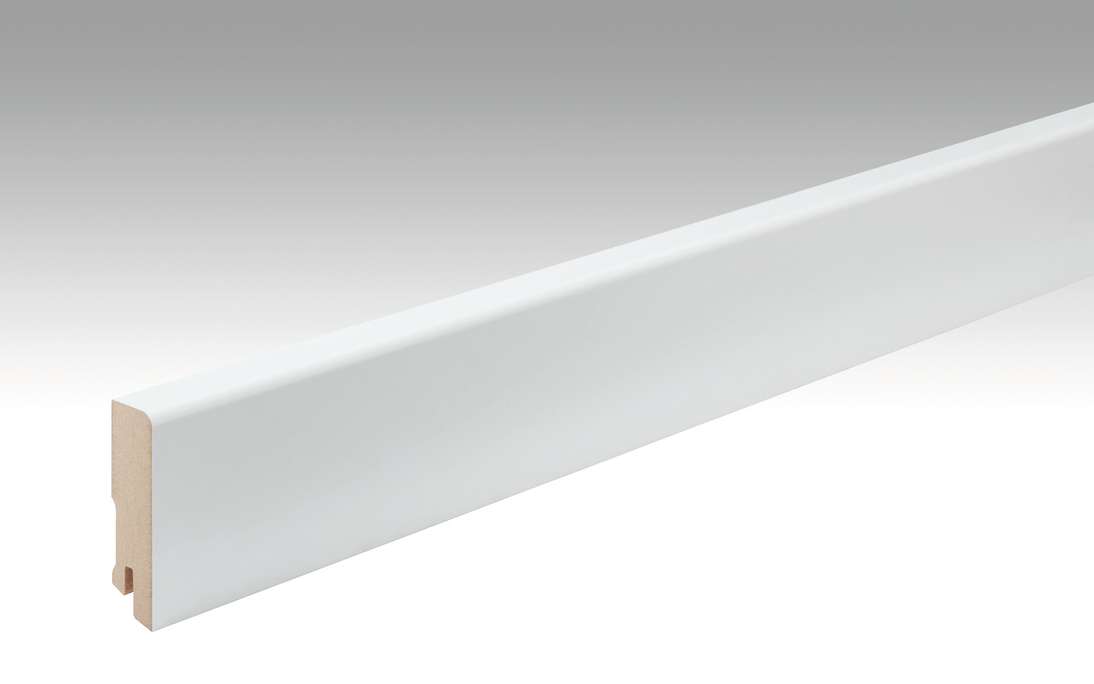 Plinthes MEISTER Blanc à peindre DF 2222 - 2380 x 60 x 16 mm