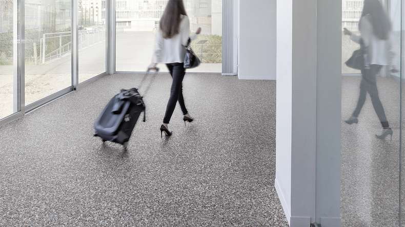 Revêtement de sol industriel Gerflor - Creation 70 Connect Dalma Burgundy (36901089)