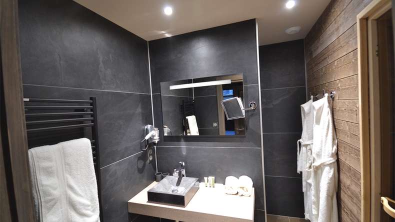 planeo EVOLITH Slate&Stone - Revêtement mural en pierre naturelle Noctis 1220 x 610 mm