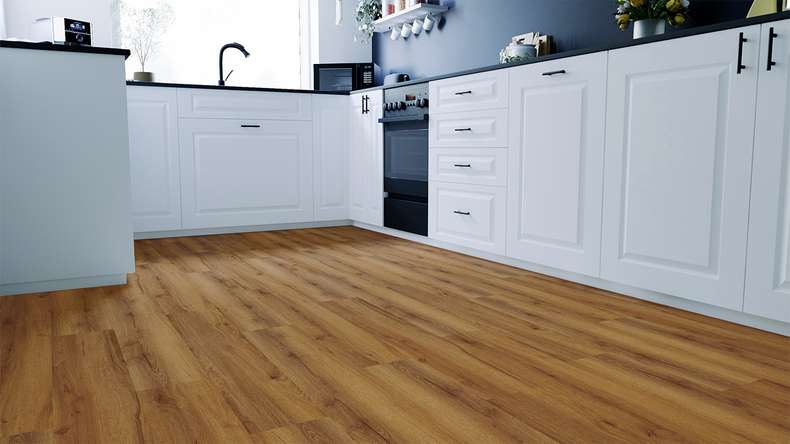 planeo Sol design à coller - Eco Home&Health Rustic Oak Natural | Grain synchronisé (LO-ED-01)