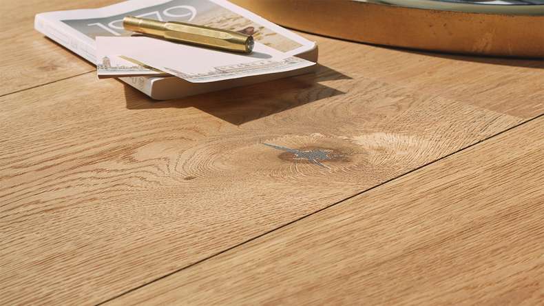 MEISTER Sol en bois Lindura HD 400 - 08915 Chêne authentique verni ultra mat 2200 x 205 x 11 mm (500214-2200205-08915)