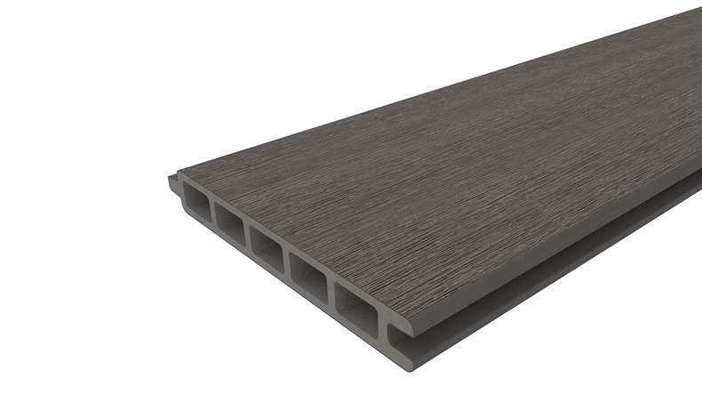 planeo INFINITY - Clôture à emboîter WPC CoEx gris foncé 176 x 183 cm