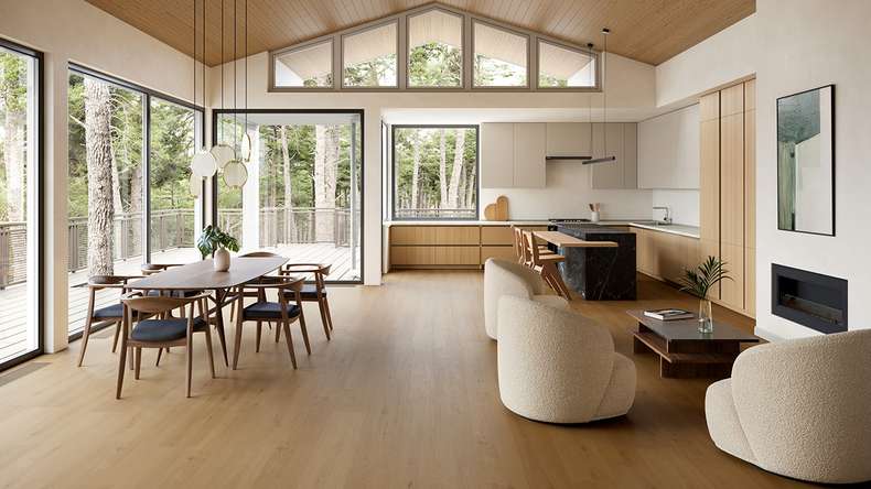 planeo WPC Sol PVC clipsable - PUREtec MAX 70 EIR Pure Golden Oak | Isolation phonique intégrée (RP-A50-7)