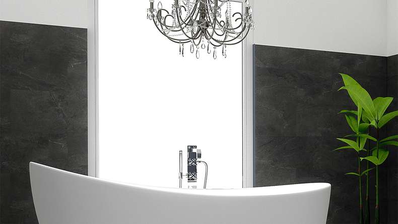 planeo Revea - revêtement mural plastique Slate Matt 60 x 30 cm