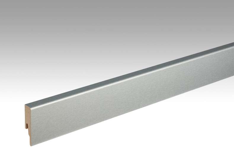 Plinthe Planeo 16x60 mm acier inoxydable