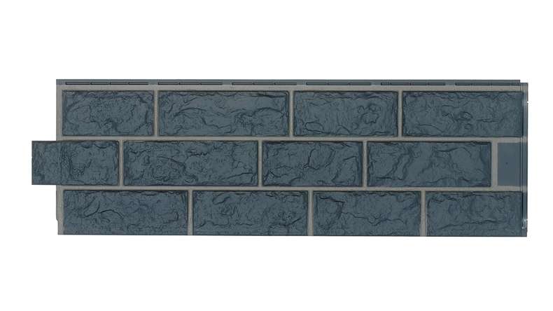 Zierer plaquettes de parement exterieur aspect pierre de carrière BS1 - 1140 x 359 mm anthracite en PRV