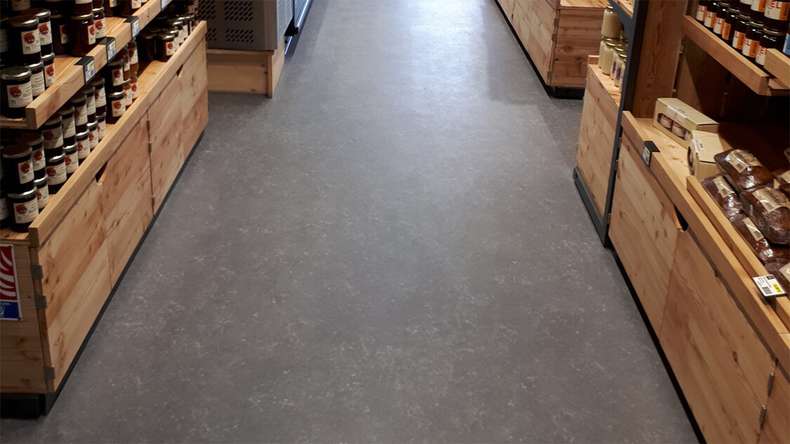 Revêtement de sol industriel Gerflor - Creation 70 Connect Dock Taupe (36900087)