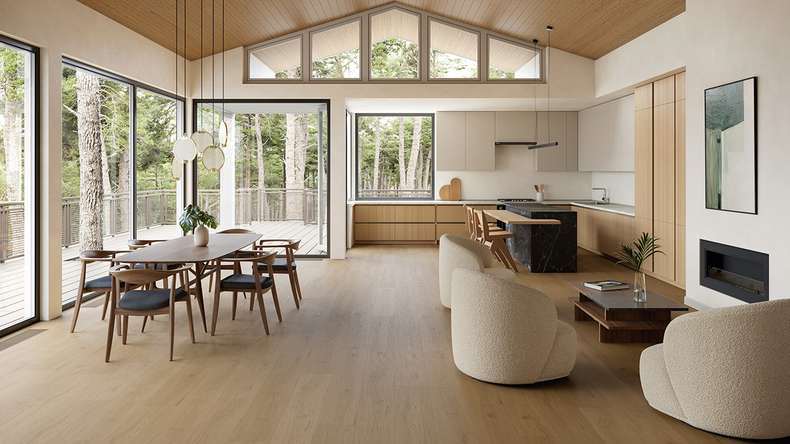 planeo WPC Sol PVC clipsable - PUREtec MAX 70 EIR Smoked Brown Oak | Isolation phonique intégrée (RP-A50-2)