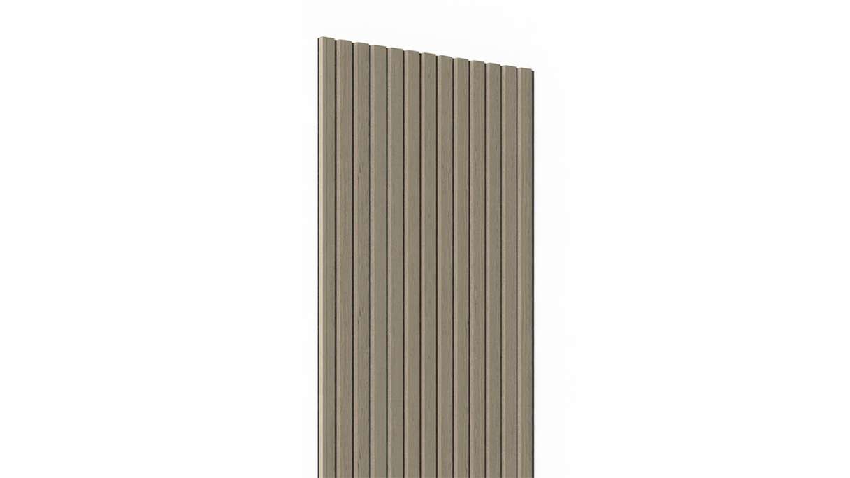 planeo Panneaux acoustiques - chêne gris 2480 x 600 x 21.5 mm | ignifugé