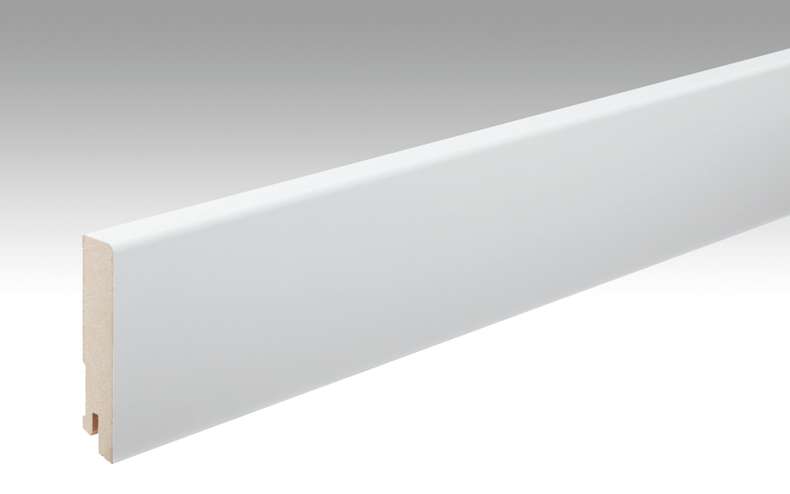 Plinthes MEISTER Blanc à peindre DF 2222 - 2380 x 80 x 16 mm