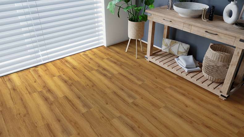planeo Sol design à coller - Eco Home&Health Rustic Oak Natural | Grain synchronisé (LO-ED-01)