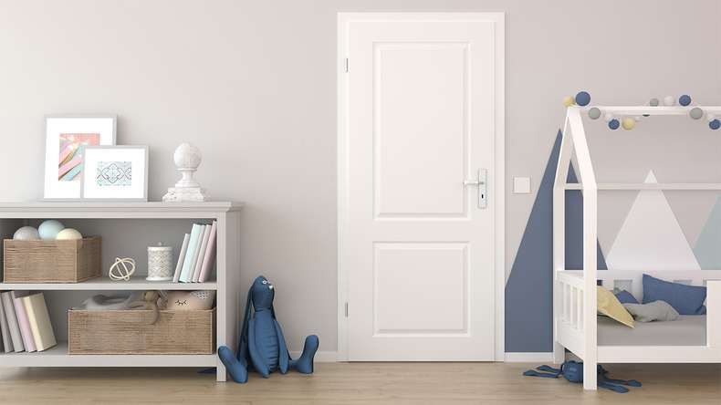 planeo Porte intérieure de style maison de campagne PUREA Casa 2 laque blanche 9003 chant design | laqué - 1985 x 610|735|860|985 mm