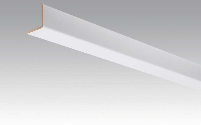 MEISTER Plinthes Plinthes d'angle blanc brillant 4084 - 2380 x 33 x 3,5 mm
