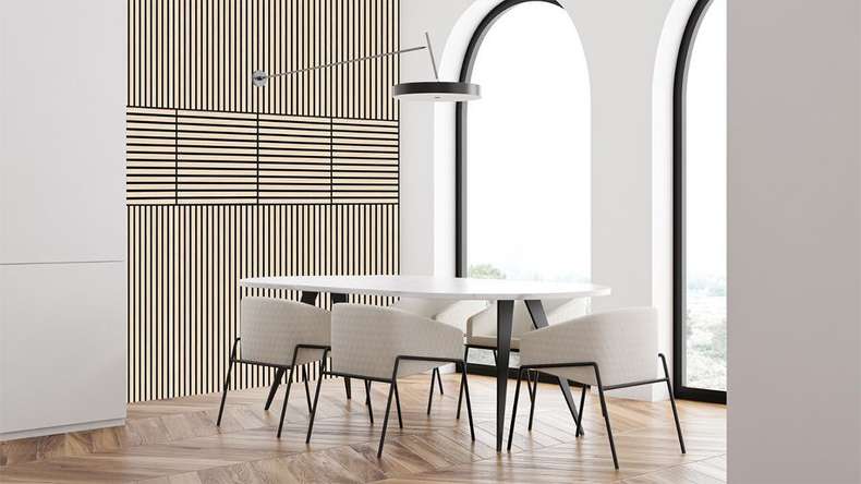 planeo Panneau acoustique - MixWall Timber Solid Althea Oak 52 x 52 cm | Placage bois véritable MDF (PLMW-10311C)
