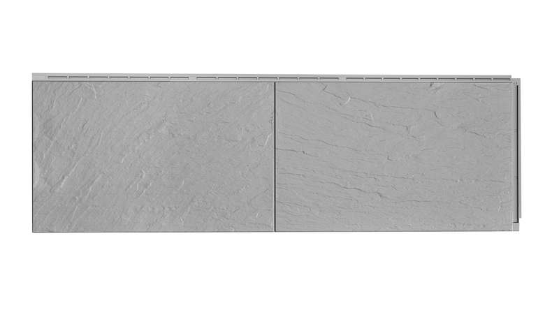 Zierer façade aspect ardoise SS1 - 1115 x 359 mm gris signal en PRV