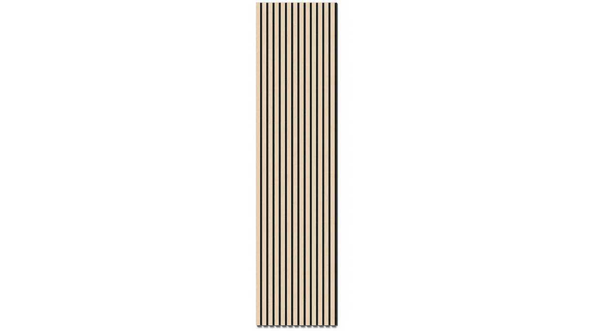 planeo Panneaux acoustiques - Chêne blanc 2480 x 600 x 21.5 mm | ignifugé
