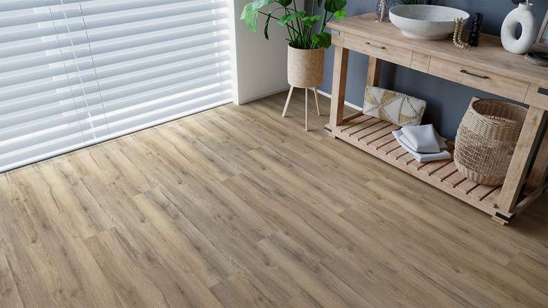 planeo Sol design à clipser - Eco Home&Health Rustic Oak Grey | Isolation phonique intégrée (LO-EK-04)