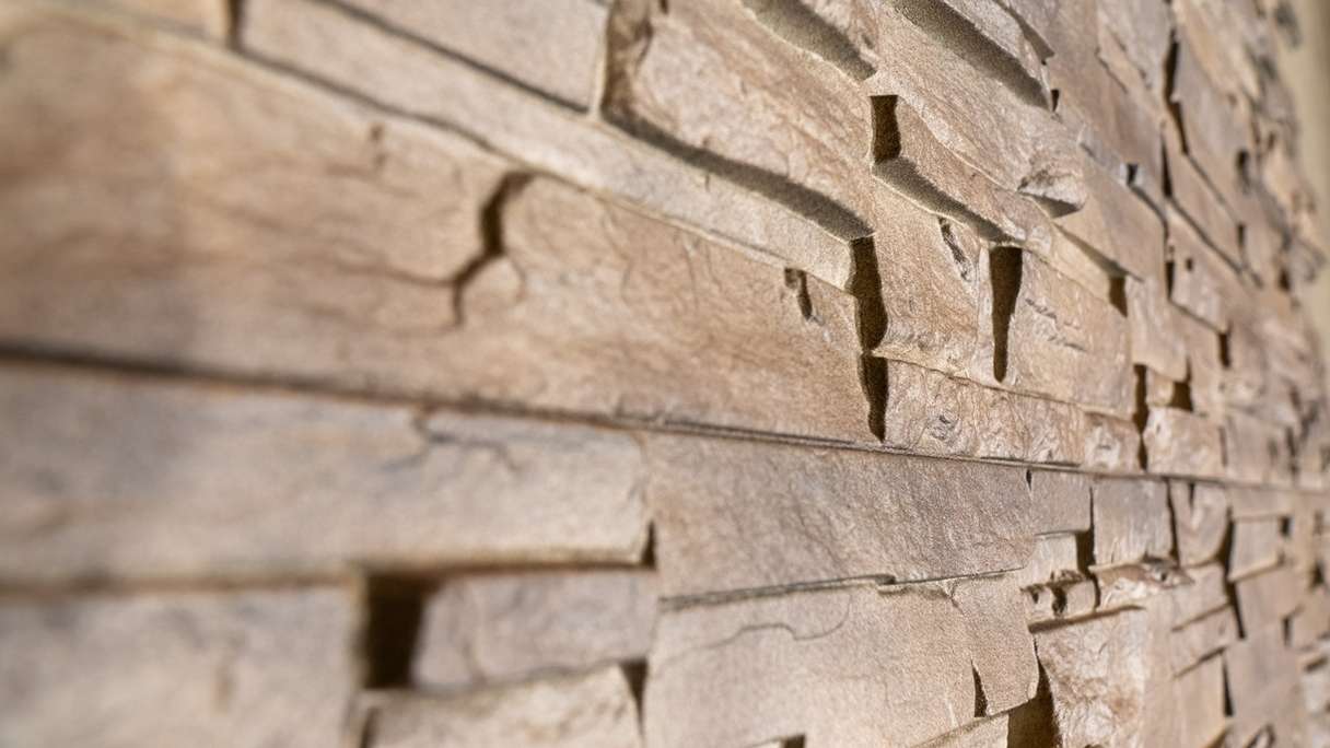 planeo revêtement mural aspect pierre - NovikStone DS Brownstone - 1054 x 334 mm
