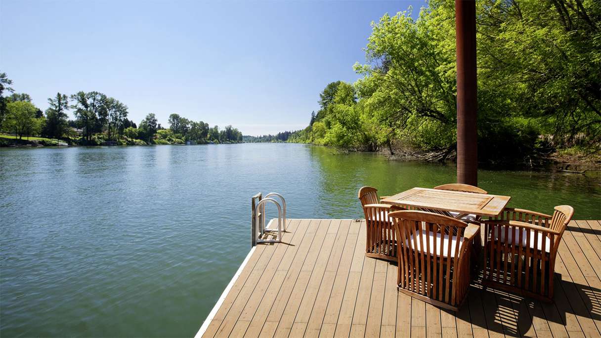 TerraWood Terrasse en bois - Mélèze canadien - rainuré / cannelé