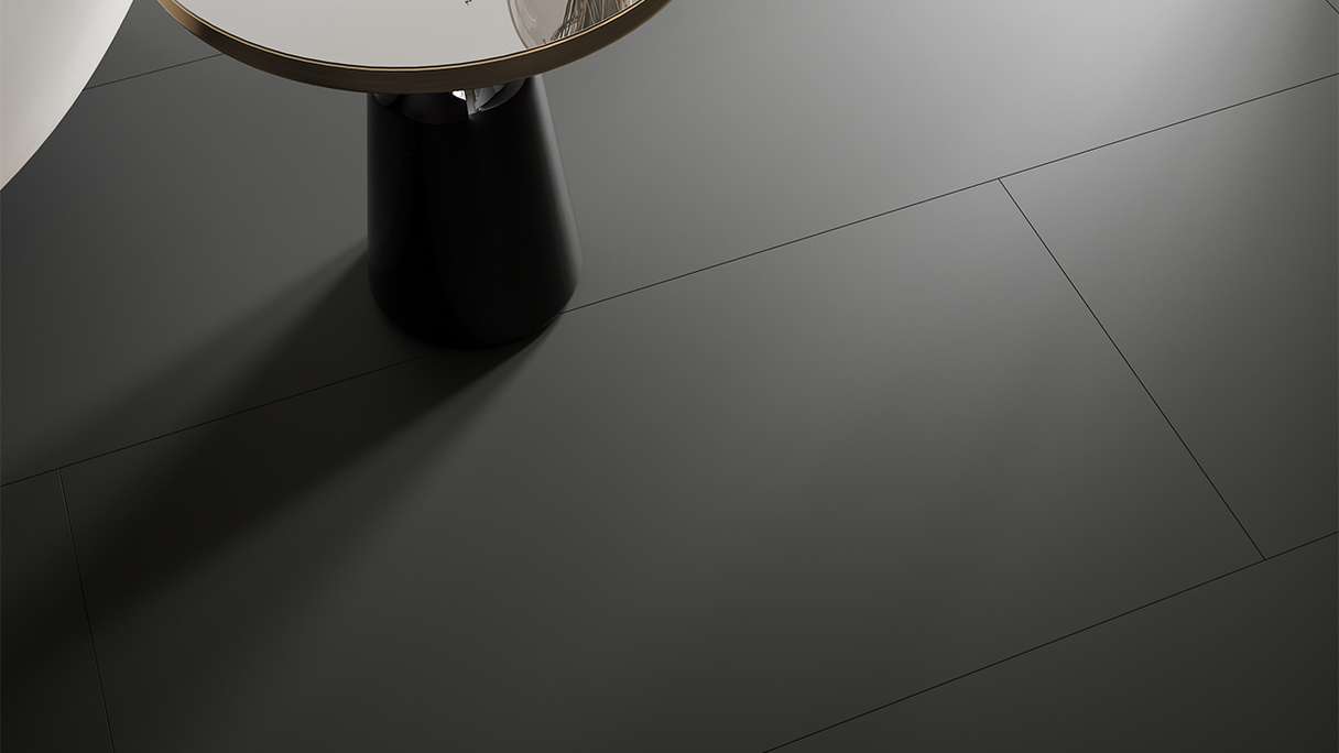 planeo Vinyle à clic rigide - Stone noir mat | Isolation phonique intégrée (100P190MT)