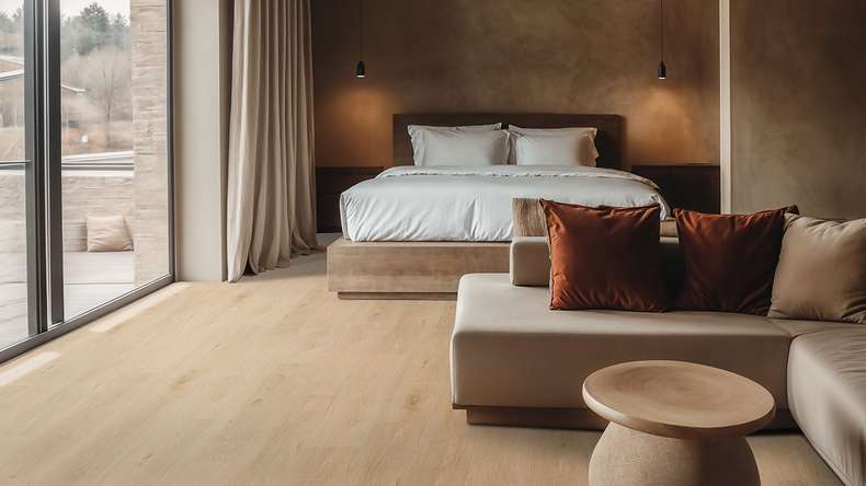 Gerflor Vinyle à clic Rigid - Création 40 Clic Acoustic Aquinoah Blond | Isolation phonique intégrée (61301704)