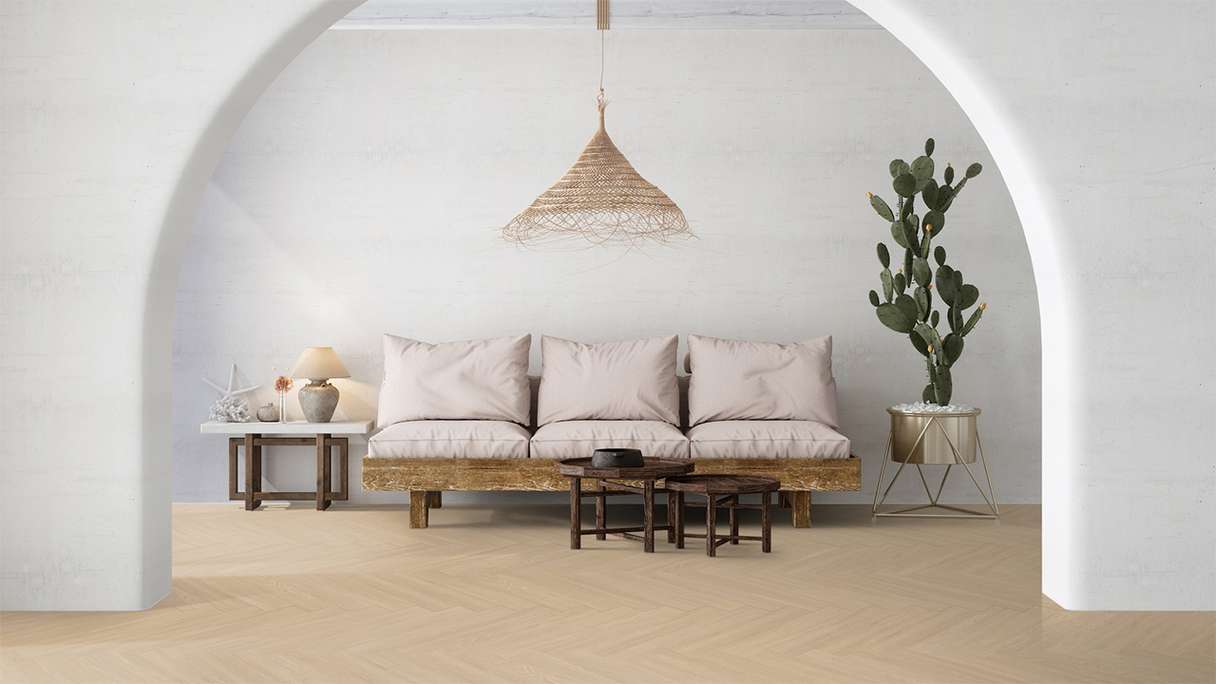 Gerflor vinyle adhésif - Virtuo 55 Glue Down HB Blomma beige | Aspect authentique (39201460)